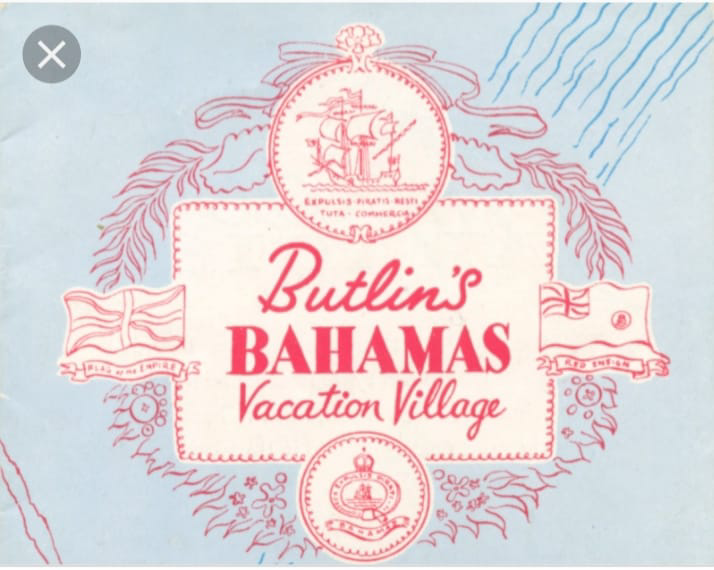Butlin's Bahamas Vacation Village logo, 1950's